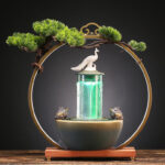 Lucky Flowing Water Ornaments Fortune Fountain Circulation Home Office Living Room Opening up Housewarming Gifts.jpg