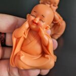 Set of 4 Pink Little Monks Statues for Good Luck Zendai.png